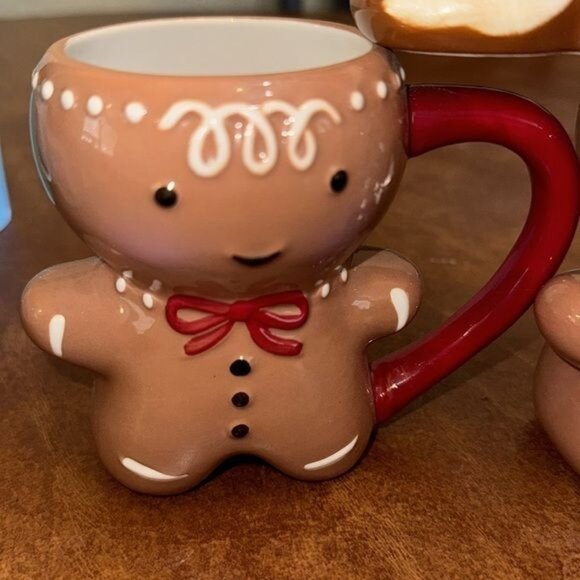 Gingerbread Man Mug Set Of 3 - Wondershop At Target - Picture 2 of 10